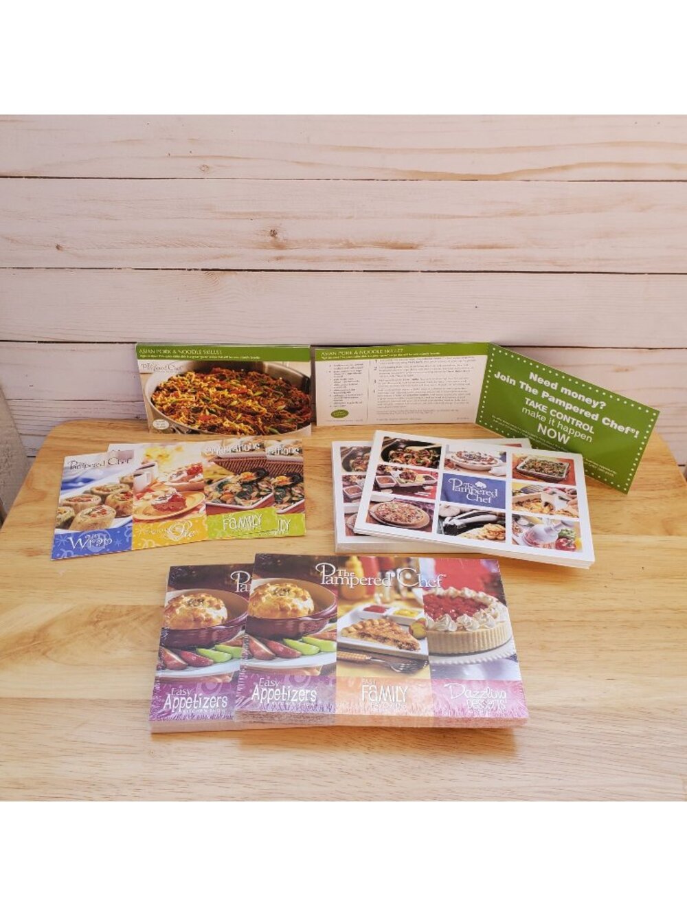 Pampered Chef Consultant Kitchen Show Invitations And Recruiting Recipe Cards